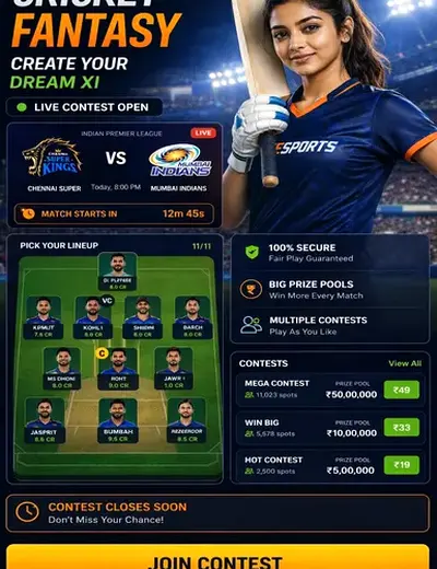 Cri999 (cri 999) fantasy cricket & matchday visual 3